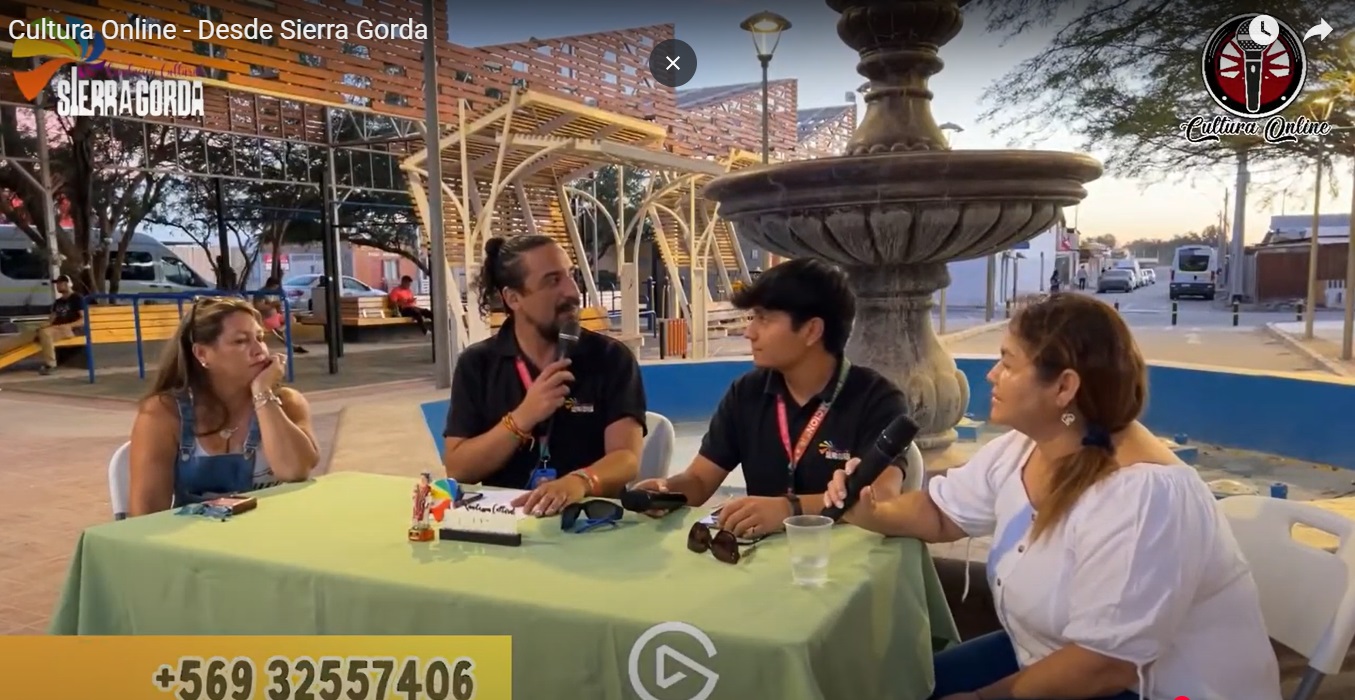 Programa Cultura On line se trasladó hasta la localidad de Sierra Gorda