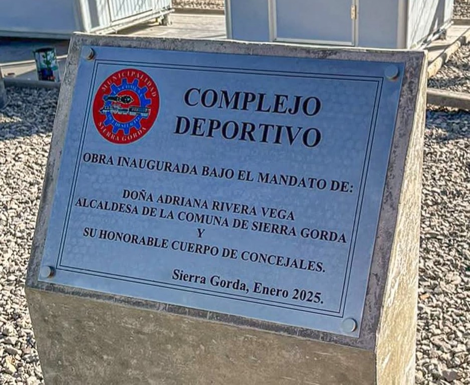 Más espacios para desarrollar deporte en la comuna de Sierra Gorda