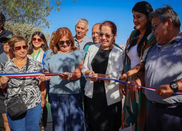 Estación Baquedano sumó un nuevo espacio de recreación