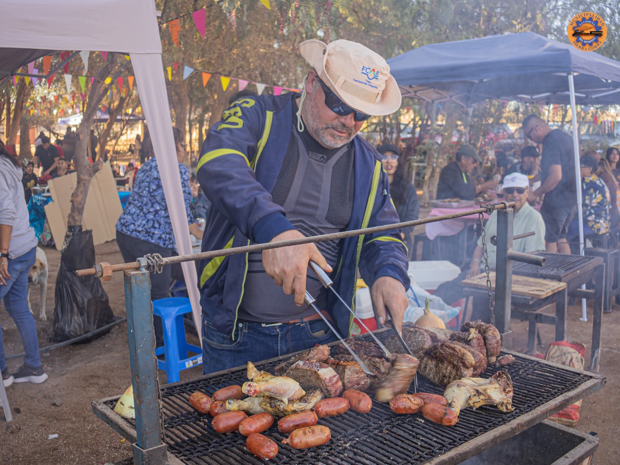 Asados comunitarios se desarrollaron en celebración del 45 aniversario de la comuna de Sierra Gorda