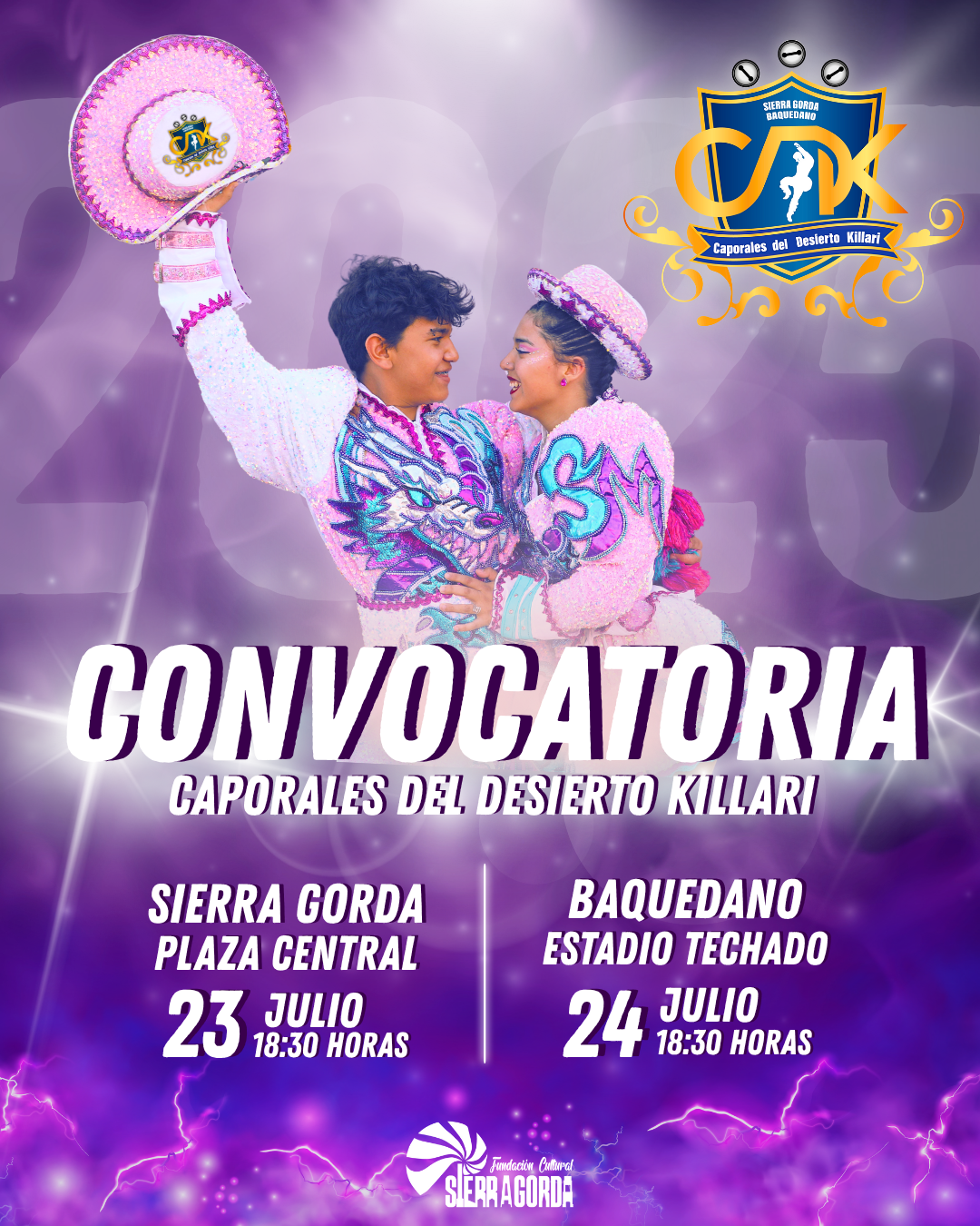 Participa de la convocatoria para los talleres de caporal